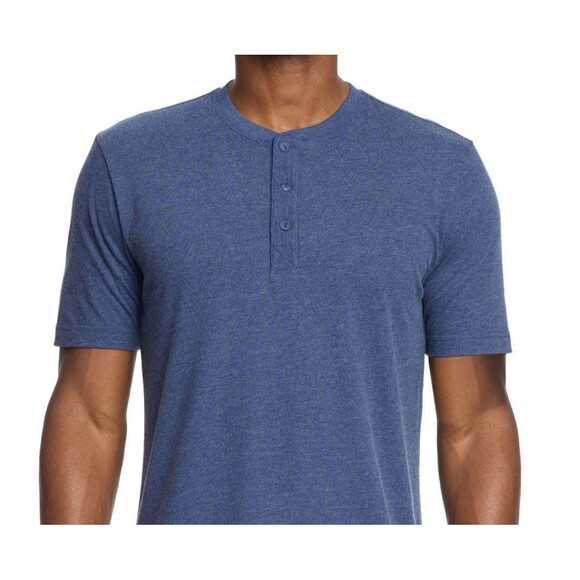 New Mens Blue Short Sleeve Tee Relaxed Fit Size 2XL WP Weatherproof - Picture 3 of 6